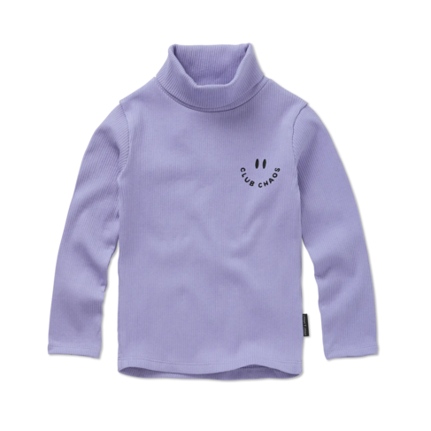 Sproet & Sprout Rib Turtle Neck - Purple