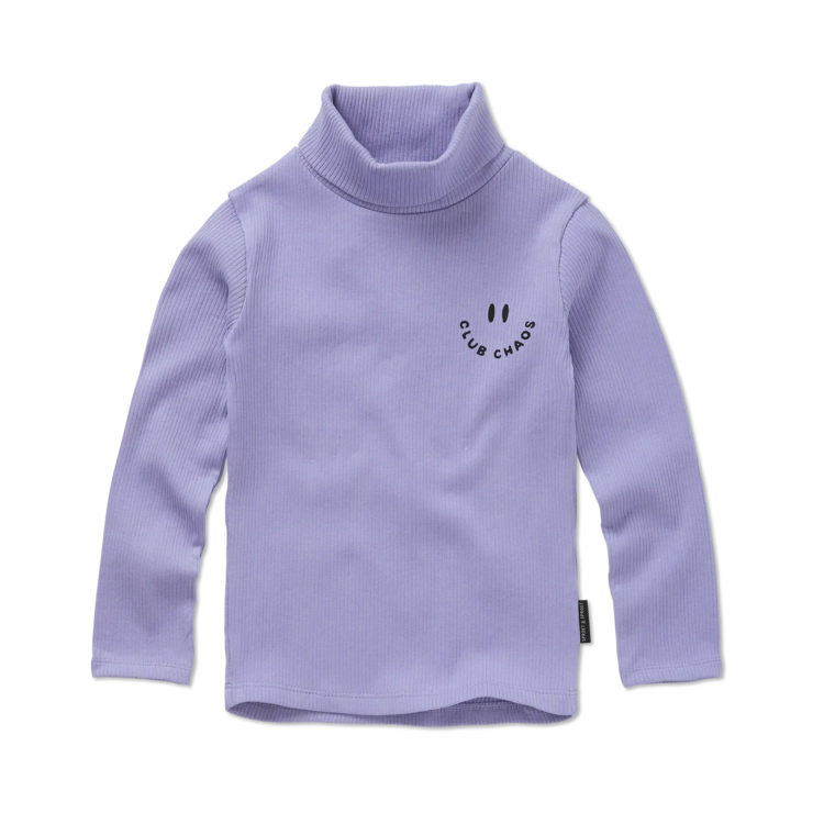 Sproet & Sprout Rib Turtle Neck - Purple