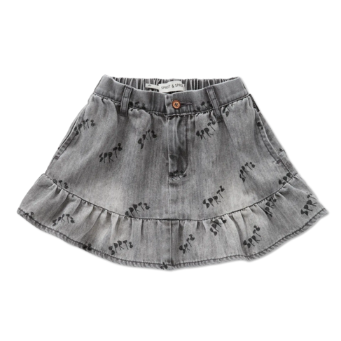 Sproet & Sprout Grey Denim Skirt