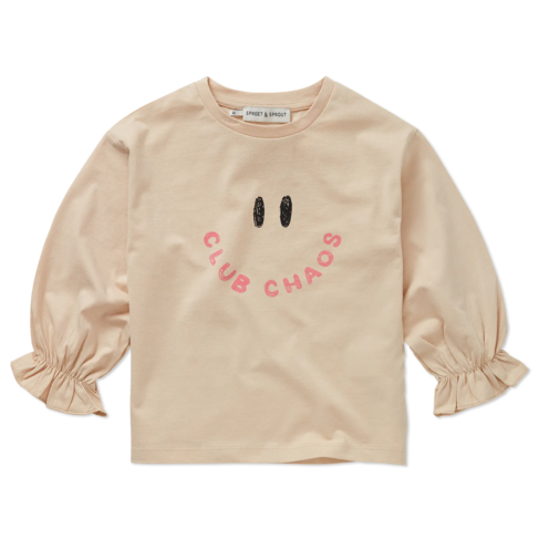Sproet & Sprout T-shirt - Girls LS Club Chaos