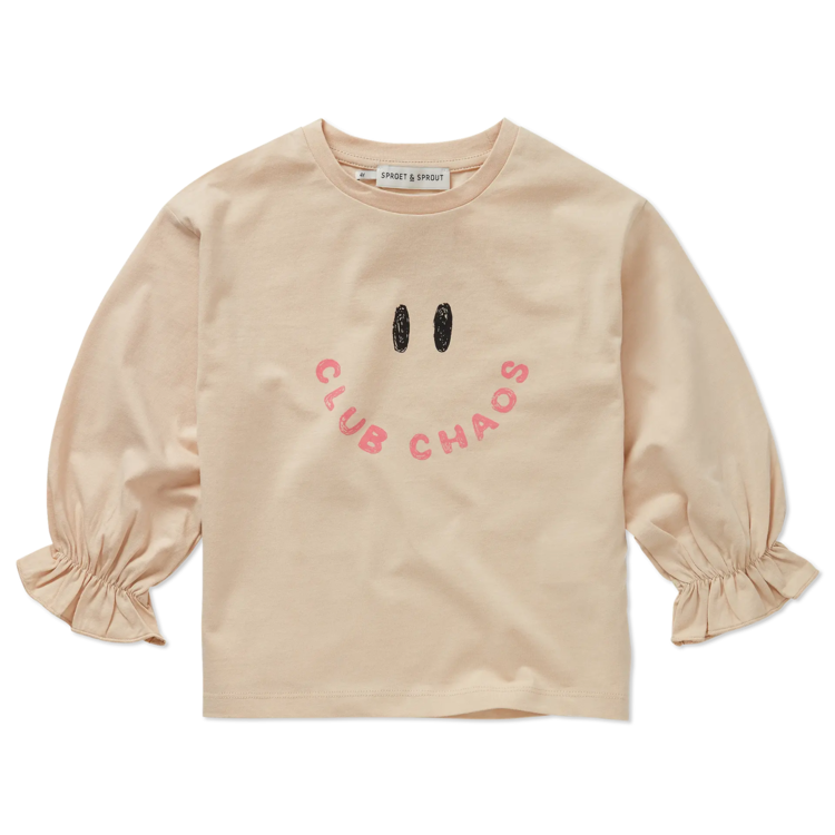 Sproet & Sprout T-shirt - Girls LS Club Chaos