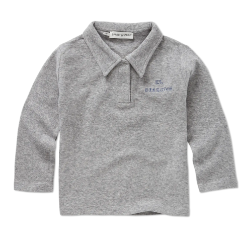 Sproet & Sprout Polo Shirt - Grey Melee