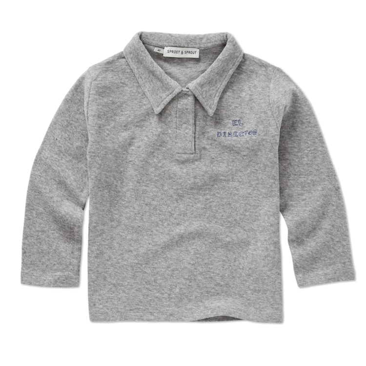 Sproet & Sprout Polo Shirt - Grey Melee