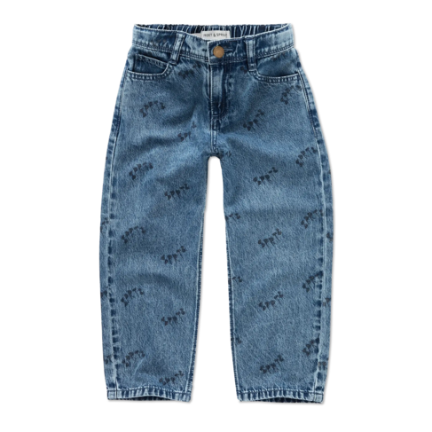Sproet & Sprout Straight Denim Pants - Sprt& Print
