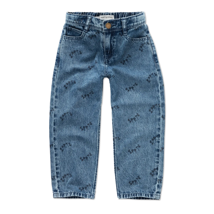Sproet & Sprout Straight Denim Pants - Sprt& Print