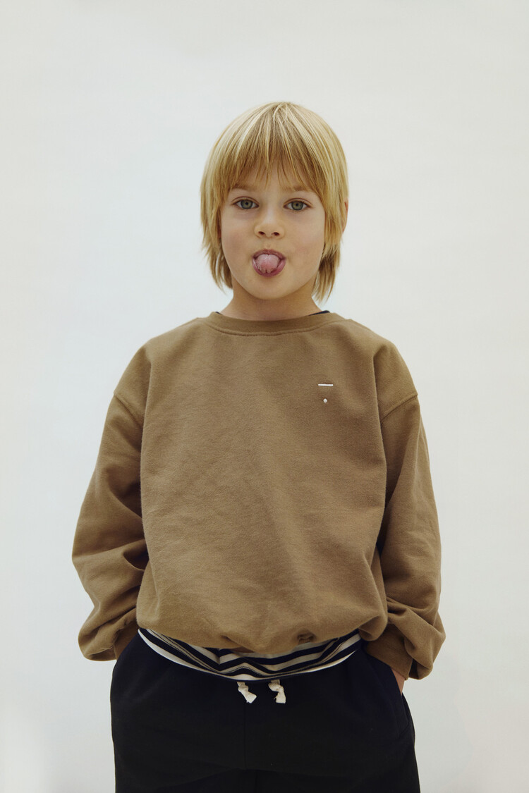 Gray Label Dropped Shoulder Sweater GOTS - Woody