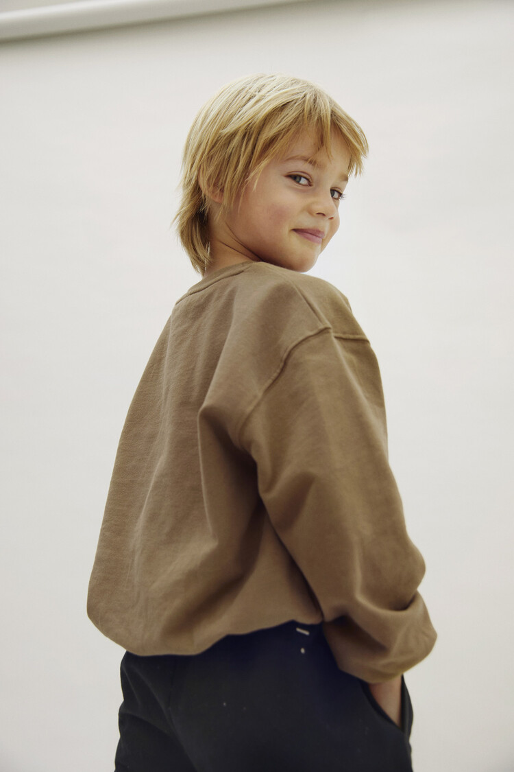 Gray Label Dropped Shoulder Sweater GOTS - Woody
