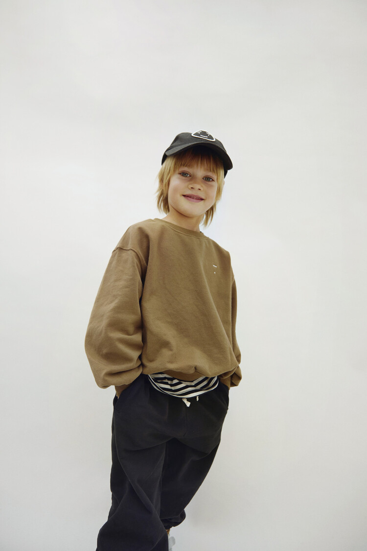 Gray Label Dropped Shoulder Sweater GOTS - Woody