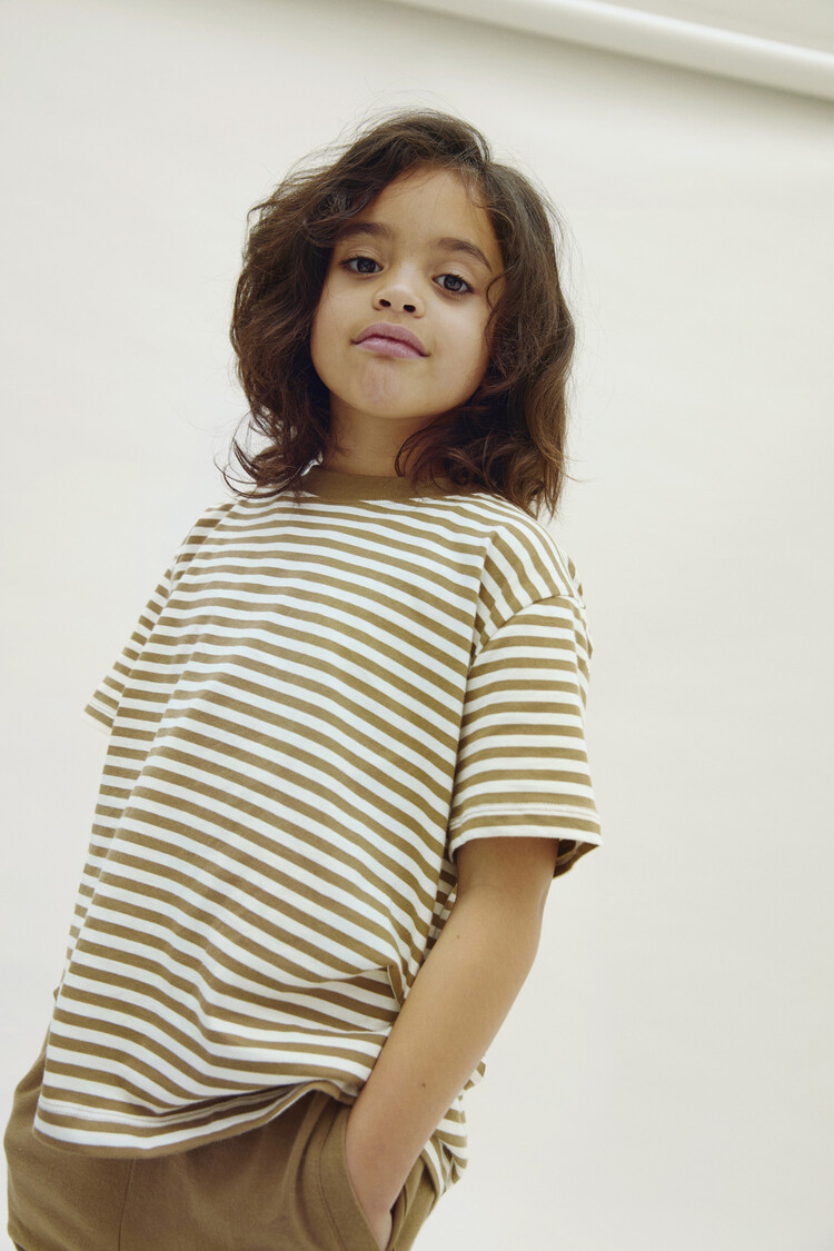 Gray Label Oversized Tee GOTS - Woody - Cream