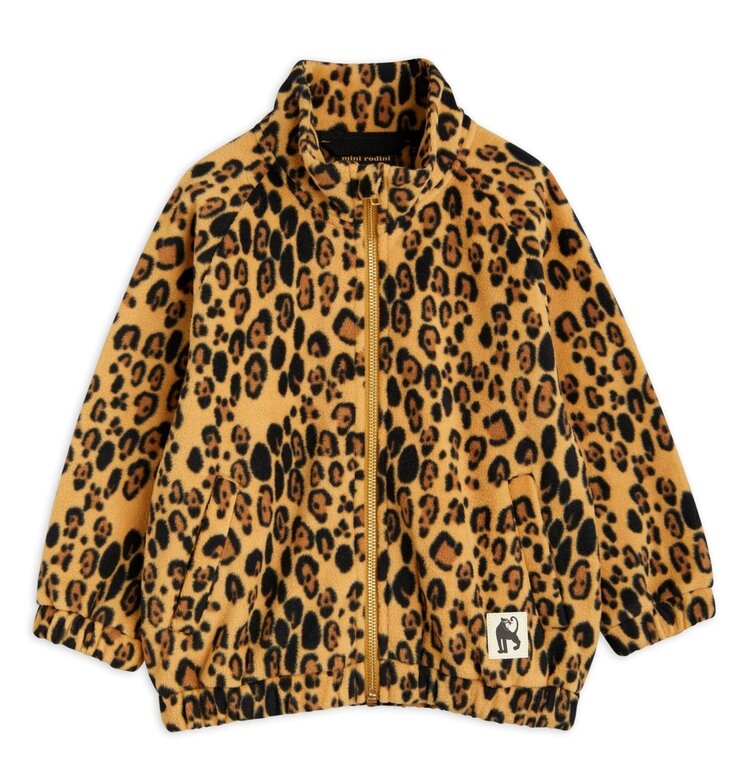 Mini Rodini Leopard Fleece Jacket