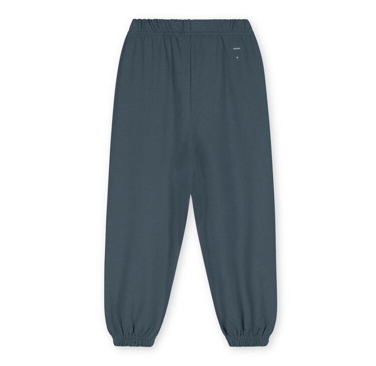 Gray Label Logo Track Pants GOTS - Blue Gray - Bright Cookie