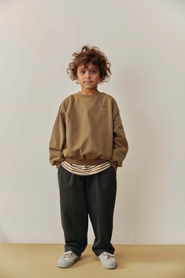Gray Label Baggy Oversized Trousers GOTS - Pirate Black