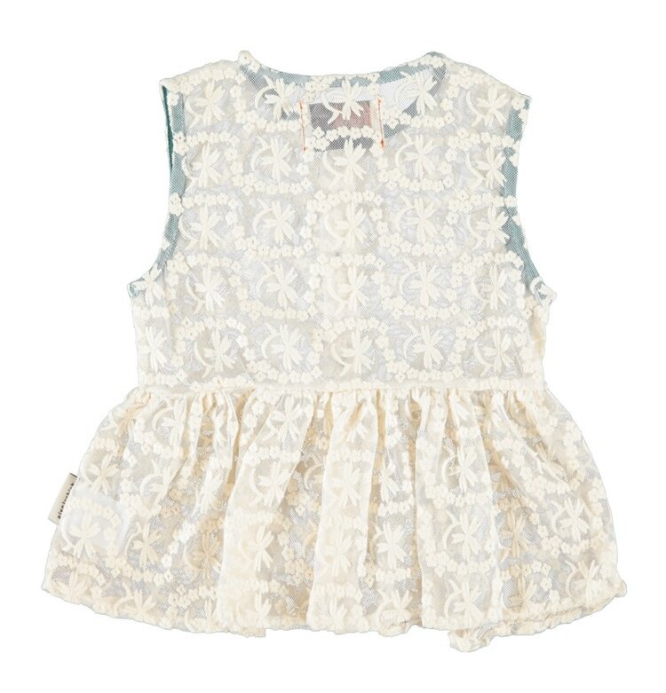 Piupiuchick lace blouse | ecru