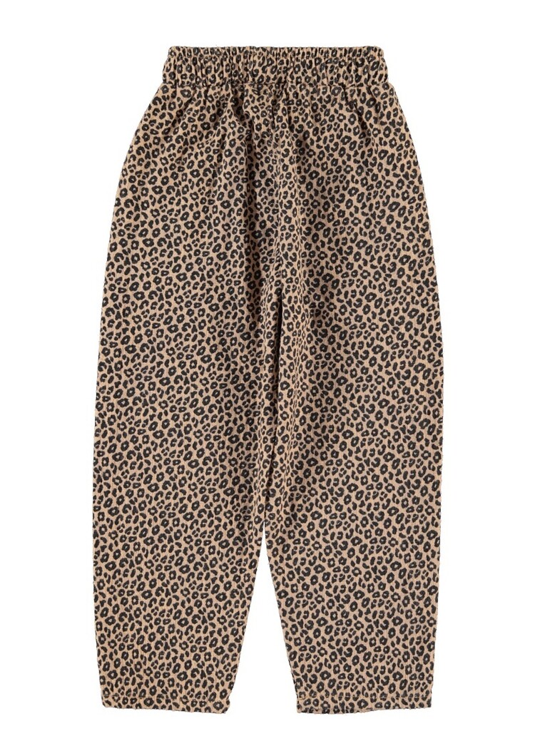 Piupiuchick unisex trousers | brown w/ animal print