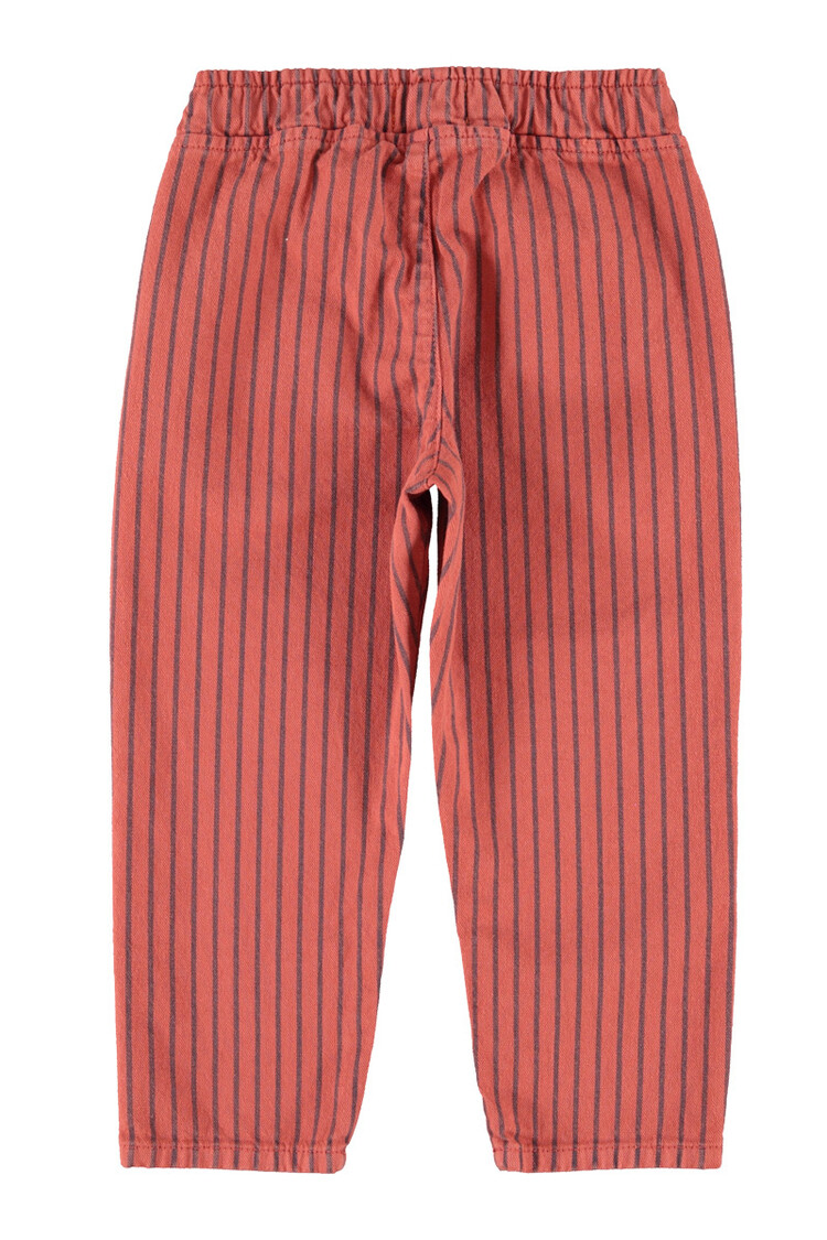 Piupiuchick trousers | bordeaux w/ black stripes