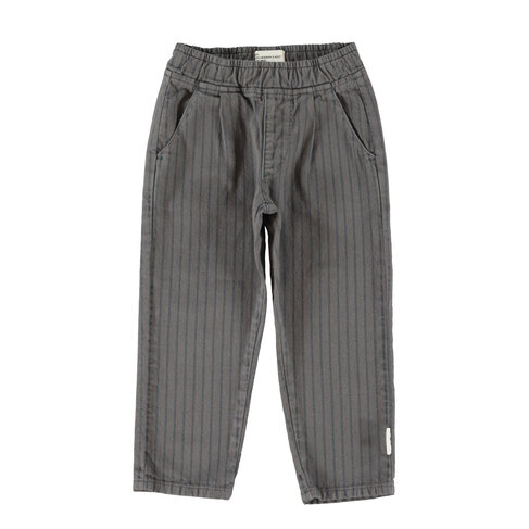 Piupiuchick trousers | grey w/ black stripes-2