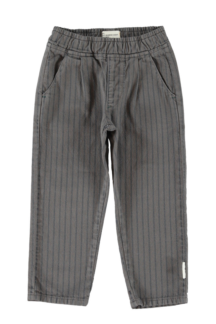 Piupiuchick trousers | grey w/ black stripes