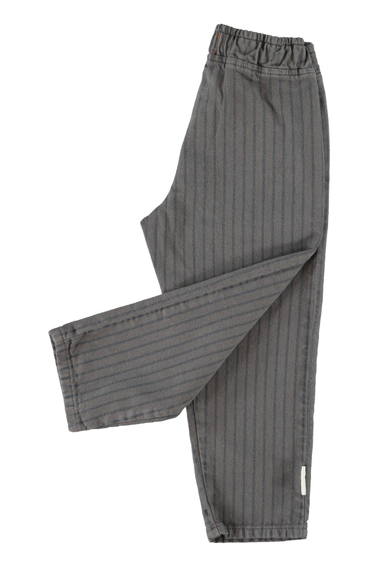 Piupiuchick trousers | grey w/ black stripes