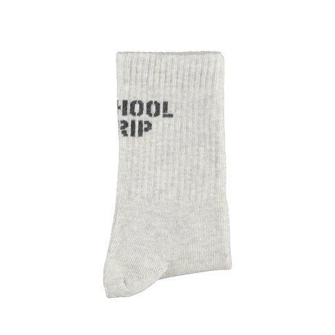 Piupiuchick socks | light grey w/ "school trip"