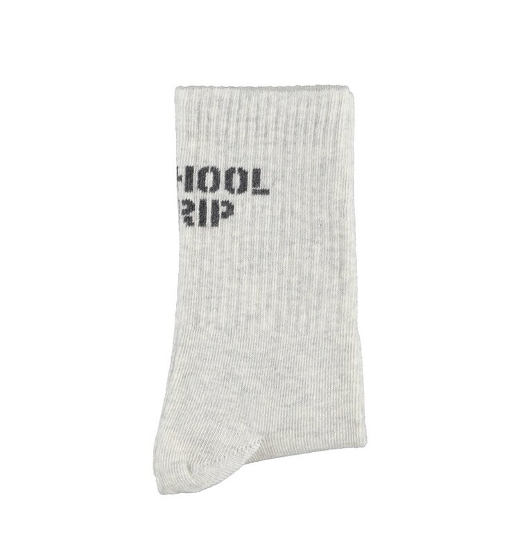 Piupiuchick socks | light grey w/ "school trip"