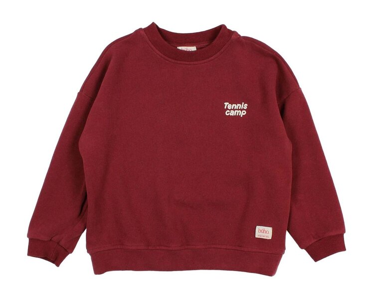 Buho Tennis Sweatshirt - Pomegranate