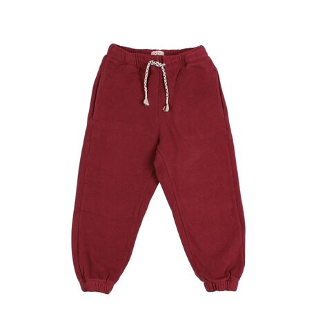 Buho Soft Fleece Jogger - Pomegranate