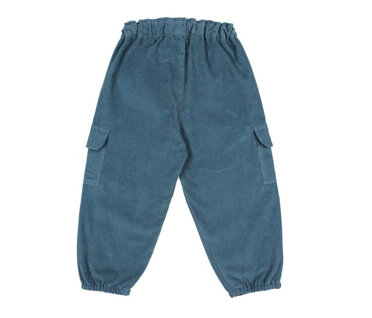 Buho Soft Velor Cargo Pants - Harbour