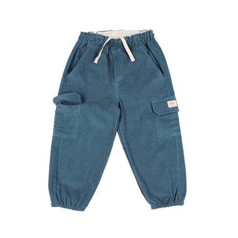 Buho Soft Velor Cargo Pants - Harbour