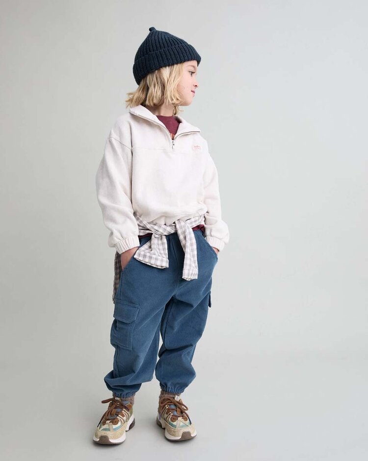 Buho Soft Velor Cargo Pants - Harbour