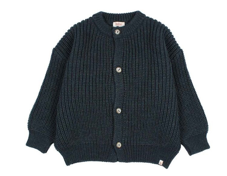 Buho Soft Knit Cardigan - Whale