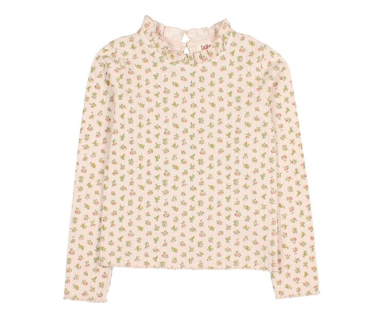 Buho Cottage Rib T-shirt - Cream Pink