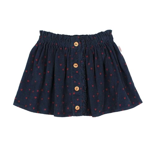 Buho Mini Cuore Skirt - Navy