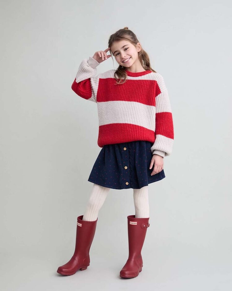 Buho Mini Cuore Skirt - Navy
