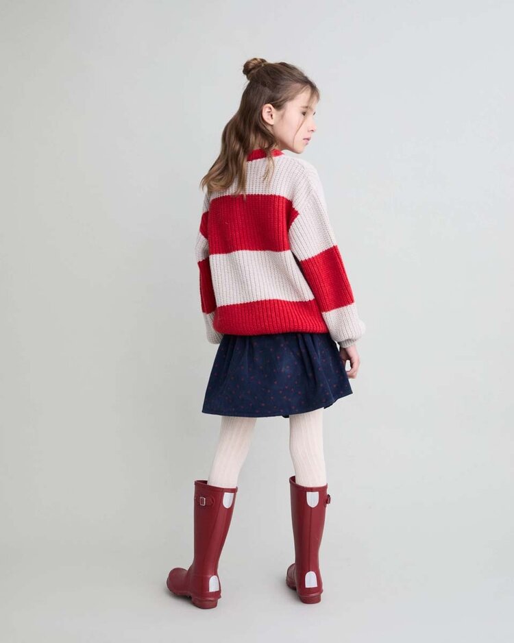 Buho Mini Cuore Skirt - Navy