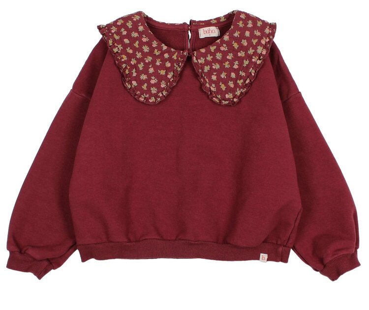Buho Cottage Sweatshirt - Pomegranate