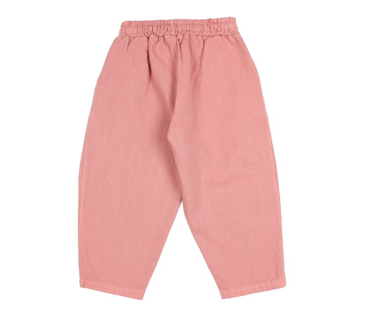 Buho Drill Girly Pants - Peony