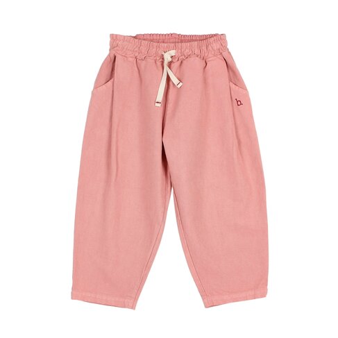 Buho Drill Girly Pants - Peony