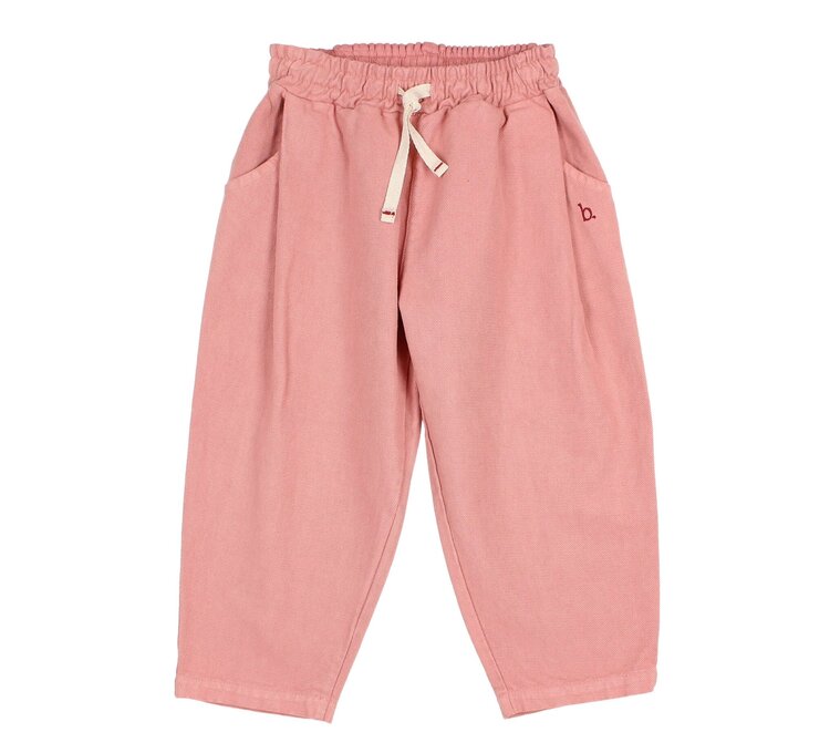 Buho Drill Girly Pants - Peony