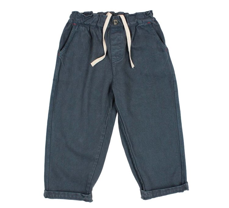 Buho Drill Pants - Whale