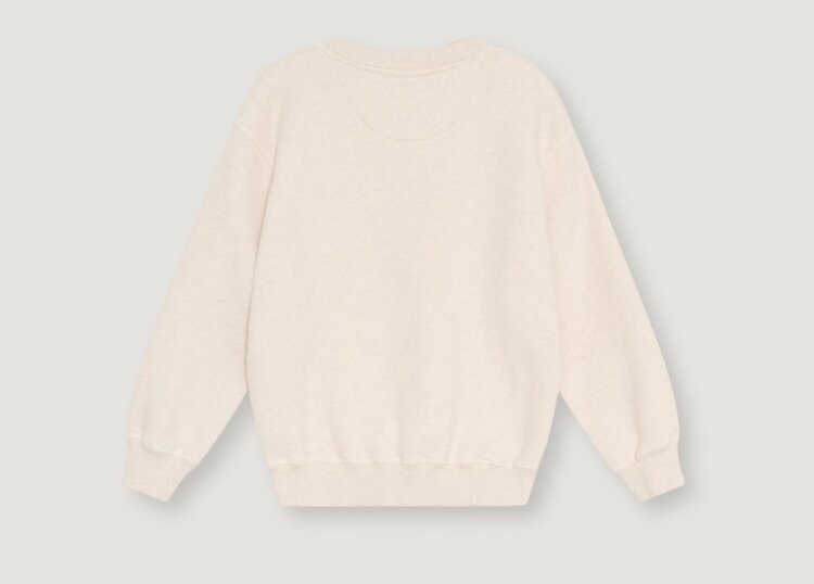 The New Society TNS Logo Sweatshirt Whisper White Melange