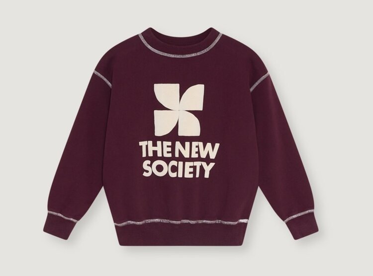 The New Society TNS Logo Sweatshirt Winetasting