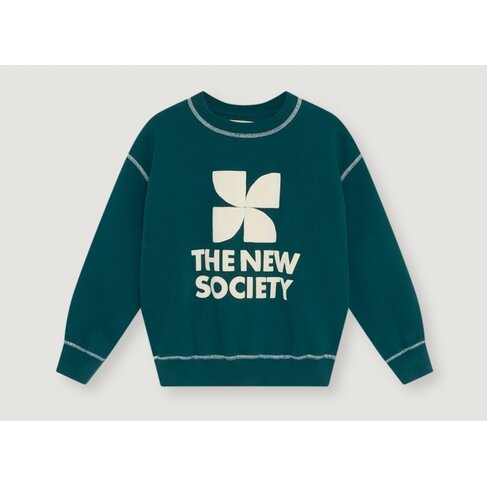 The New Society TNS Logo Sweatshirt Dark Sea