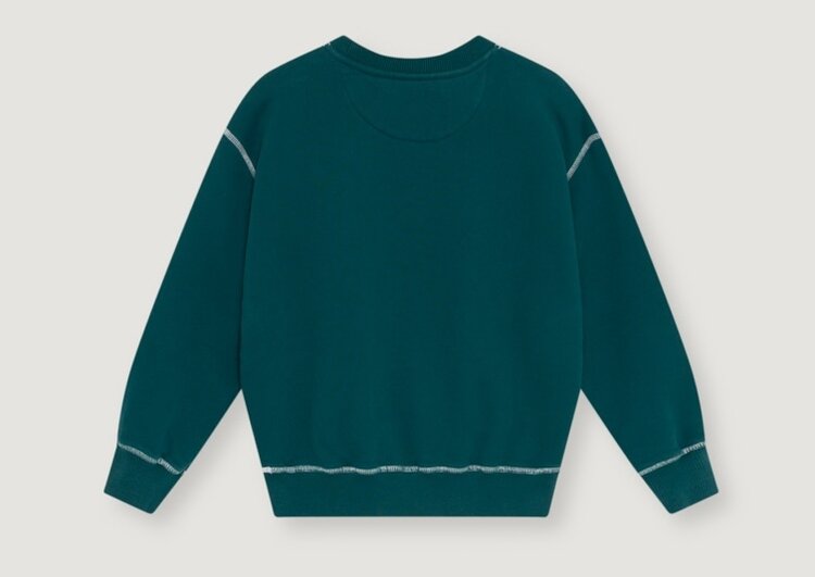 The New Society TNS Logo Sweatshirt Dark Sea
