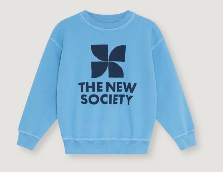 The New Society TNS Logo Sweatshirt Cyaneus