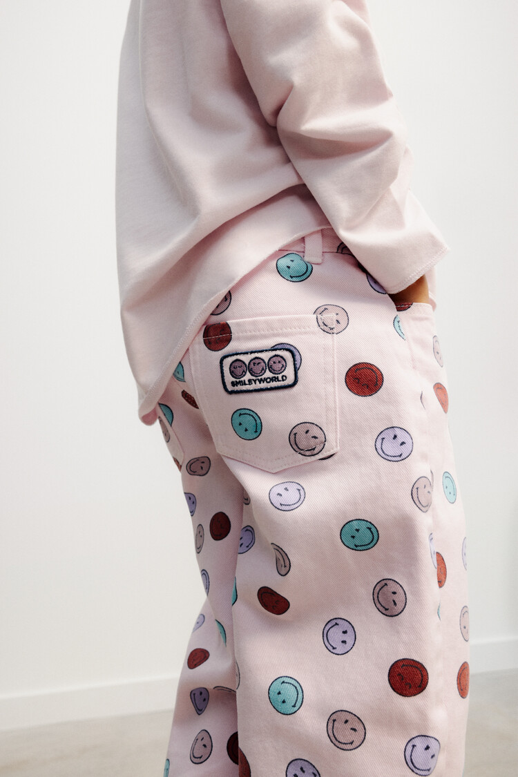 The New Society Smiley Denim Trouser