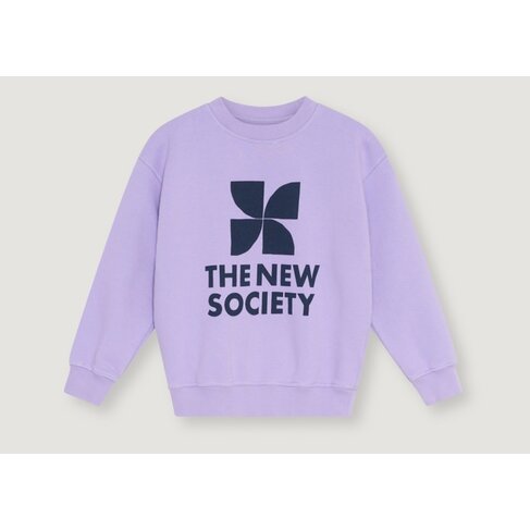 The New Society TNS Logo Sweatshirt Violet Tulip