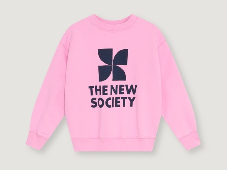 The New Society TNS Logo Sweatshirt Lilac Chiffon