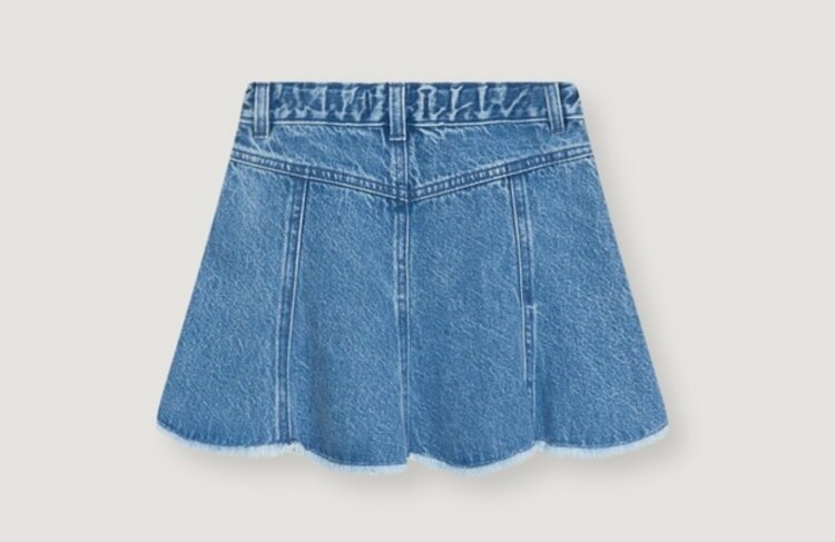 The New Society Ridge Denim Skirt