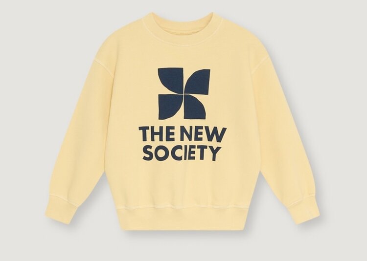 The New Society TNS Logo Sweatshirt Sunlight