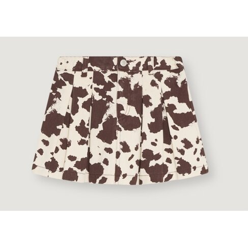 The New Society Dakota Skirt Cow Print